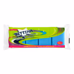 BETTINA 10pc Shaped Handgrip Nonscratch Sponge Scourer Green/White