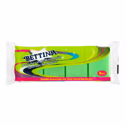 BETTINA 8pc Shaped Handgrip Sponge Scourer (Yellow Sponge)
