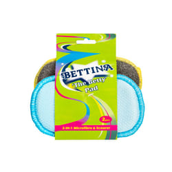 Bettina 2pc 2-in-1 MICROFIBRE & SCOURER  (The "Betty" Pad)