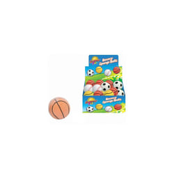 12 Bouncy Sponge Balls 63mm - 4 Assorted Colours