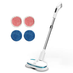 AirCraft PowerGlide Cordless Rechargeable Hard Floor Cleaner and Polisher with 4 Cleaning Buffing Pads, Perfect