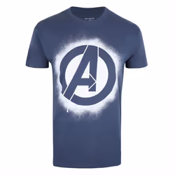 The Avengers Marvel T-Shirt Men's Stencil Logo - M