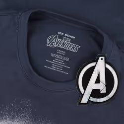 The Avengers Marvel T-Shirt Men's Stencil Logo - M