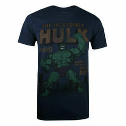 The Incredible Hulk T-Shirt Men's Marvel Rage Navy - L