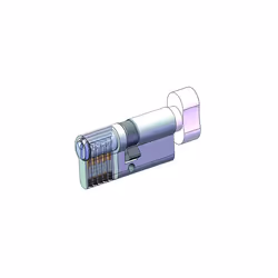 YC500+ Half Cylinder Lock 30 x 10 mm for Door, YC500+ 30X30BT NI