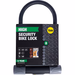 YUL2132301 High Security Bike Lock 230mm U Lock Double Point Locking 4 Keys including 1 with microlight - Additional view 5