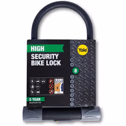 YUL2132301 High Security Bike Lock 230mm U Lock Double Point Locking 4 Keys including 1 with microlight - Additional view 6