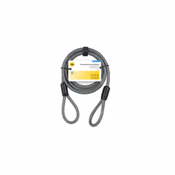 YC1/10/220/1 - Security Cable 2200mm - Flexible Steel Cable - Additional Security to use with Bike Lock - Complete Protection, Black - Additional view 4