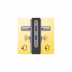 YC2100 Double-Entry Lock Cylinder, YC2100 DB 40X50 NI - Additional view 4
