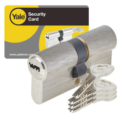 Yale YC1000+ Cylinder Lock  YC1000+ DB 30X50 NI