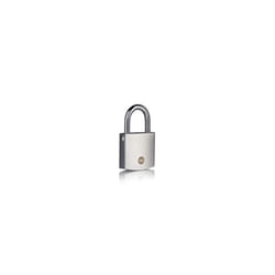 LIKE-NEW Yale Y120B/50/127/1- Brass Padlock with Chrome Finish (50 mm) - Outdoor Lock for Shed, Gate, Chain, Door - 3 Keys - High Security