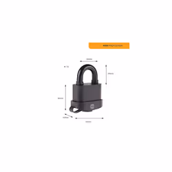 Y1130040080 Long Shackle Padlock 40 mm (Blister Pack)