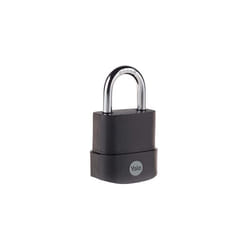 Y227B/45/122/1 - Weatherproof Protector Padlock (45mm) - Outdoor Hardened Steel Black Lock for Shed, Gate, Chain - 3 Keys - Maximum Security