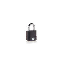 Yale Y227B/55/126/1 - Weatherproof Protector Padlock (55 mm) - Outdoor Hardened Steel Black Lock for Shed, Gate, Chain - 3 Keys - Maximum Security