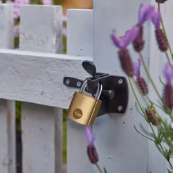 Yale Y110B/40/123/1/HSP Padlock, Black, 40mm + Hasp