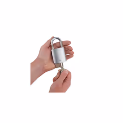 Y128B/50/132/1/B Y128B Series High Security Padlock, Chrome, 50 mm