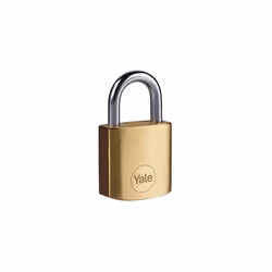 Y110B/25/113/1/B Y110B Series Safety Padlock, Brass Finish, 25 mm Arco Corto