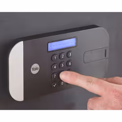 Yale YSEM/250/EG1 safe Freestanding safe Steel Black