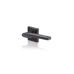 Siena Matt Black Door Handle for Indoor Wooden Door, Stylish Modern Easy Fit Handle with All Fixtures Supplied, Euro