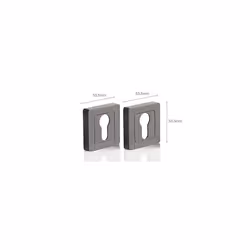 Siena Matt Black Door Handle for Indoor Wooden Door, Stylish Modern Easy Fit Handle with All Fixtures Supplied, Euro