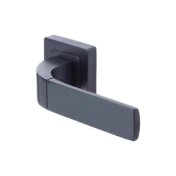 Yale Black Door Handle Bathroom Door Handles with Keyhole Covers Metal Bologna