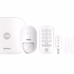 Yale Smart Alarm Starter Kit 2, White, Remote, Wireless, Ceiling/Wall/Desk, Wireless, 260 x 190 x 100 mm, 1.4 kg