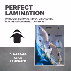 A3 Laminating Pouches - Gloss Finish - 100 Sheets - 160 Micron (2 x 80 Micron) High Quality Finish with Image Last Directional Quality Mark - Ideal