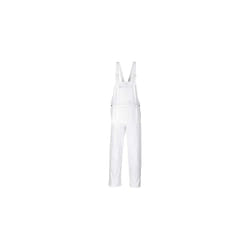 S810 Bolton Painters Bib Cotton Overalls White Medium