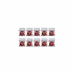 Tassimo Costa Caramel Latte Coffee Pods - 10 Packs (80 Drinks)