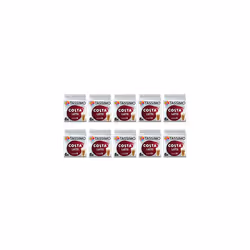 Tassimo Costa Latte Coffee Pods - 10 Packs (80 Drinks)