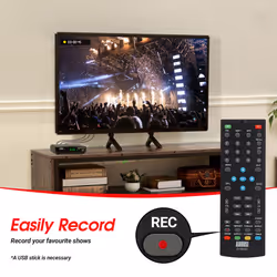 Freeview Set Top Box Recorder HD TV Receiver USB 32GB PVR EPG HDMI SCART
