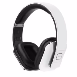 August EP650 Wireless Bluetooth Headphones - White - Android/iOS App, Bluetooth v4.2, NFC & aptX LL