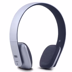 August EP636 Bluetooth Headphones - Silver - On Ear Wireless Headset with Mic & Bluetooth V4.1