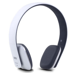 August EP636 Bluetooth Headphones - White - On Ear Wireless Headset with Mic & Bluetooth V4.1