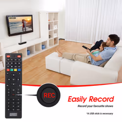 Freeview HD Receiver Set-Top Box PVR USB Record Live TV August DVB415