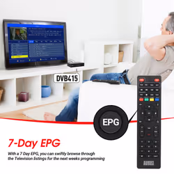Freeview HD Receiver Set-Top Box PVR USB Record Live TV August DVB415