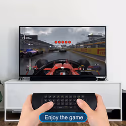 Android TV Airmouse and Keyboard - August PCR500 - Fluid Control and Easy Typing for Android Set Top Boxes and Multimedia PCs