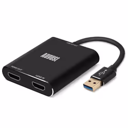 USB HDMI Passthrough Capture Card 1080p 60FPS Console Gaming Youtube