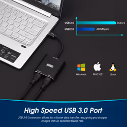 USB HDMI Passthrough Capture Card 1080p 60FPS Console Gaming Youtube - Additional view 10