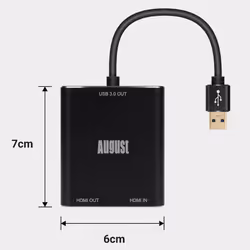 USB HDMI Passthrough Capture Card 1080p 60FPS Console Gaming Youtube - Additional view 5