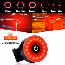 Super Bright Bike Rear Tail Light - Perfect for Night Time Rider or Commuter