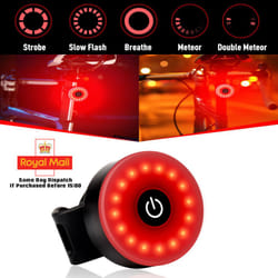 Super Bright Bike Rear Tail Light - Perfect for Night Time Rider or Commuter