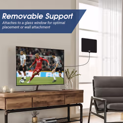 Indoor TV Freeview Aerial Digital 4K HD TV Flat Design With Stand High Gain