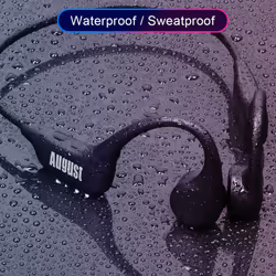 Bone Conduction Wireless Bluetooth 5.3 Open Ear Waterproof Headphones - August EP400