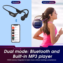 Bone Conduction Wireless Bluetooth 5.3 Open Ear Waterproof Headphones - August EP400 - Additional view 5