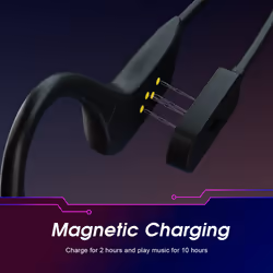 Bone Conduction Wireless Bluetooth 5.3 Open Ear Waterproof Headphones - August EP400 - Additional view 7