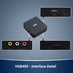 VHS to USB SD RCA Recorder Video Grabber Capture Adaptor DVD August VGB400
