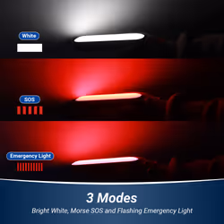 Rechargeable LED Torch with SOS Mode and Camping Power Bank LEC600