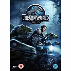 Warner Bros Jurassic World, Movie, DVD, Coloured, English, Adults & Children, Chris Pratt, Bryce Dallas Howard, Vincent D'Ono ...