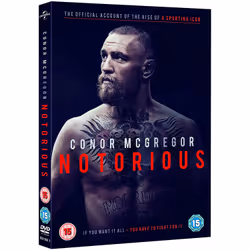 Warner Bros Conor Mcgregor: Notorious, Movie, DVD, Coloured, English, Adults & Children, Conor McGregor, John Kavanagh, Jose  ...